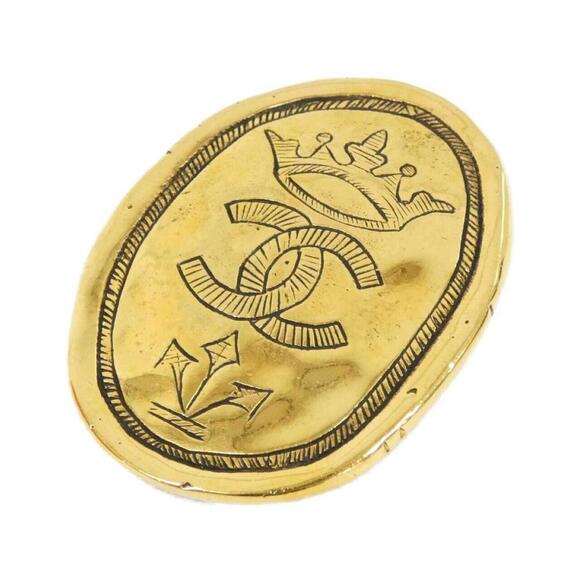 CHANEL Gold Brooch - Picture 1 of 3
